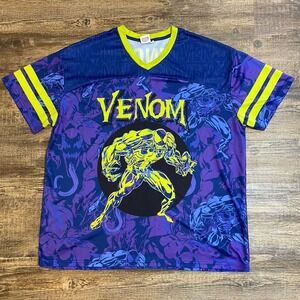 Marvel Venom Shirt XL Hype Graphic Jersey Style Comic Villain Core Streetwear‎